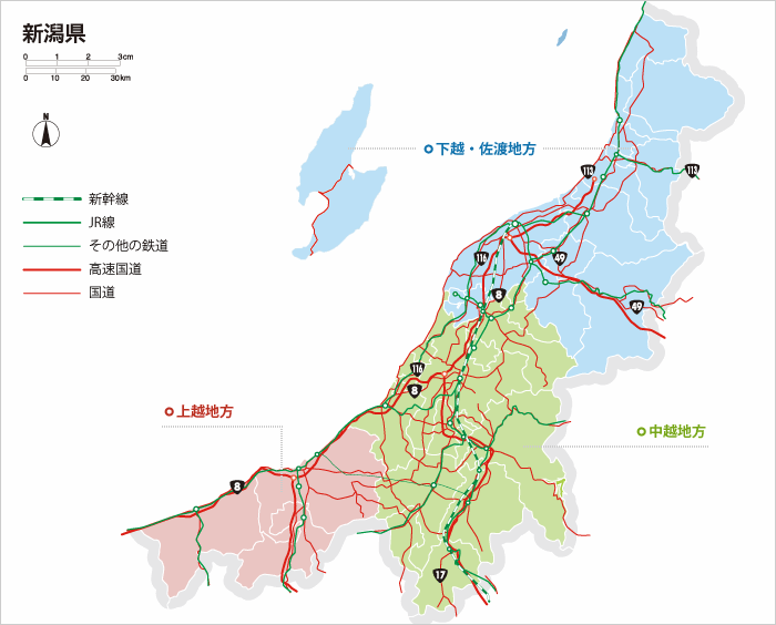 新潟県地図